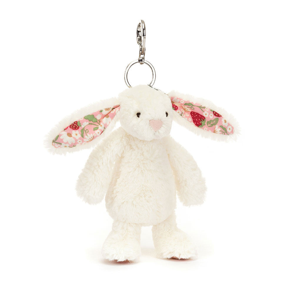 Jellycat - Blossom Cream Bunny ¡°Berry¡± Bag Charm